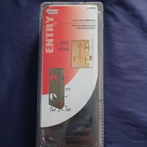 Lock & Door Reinforcer - Black